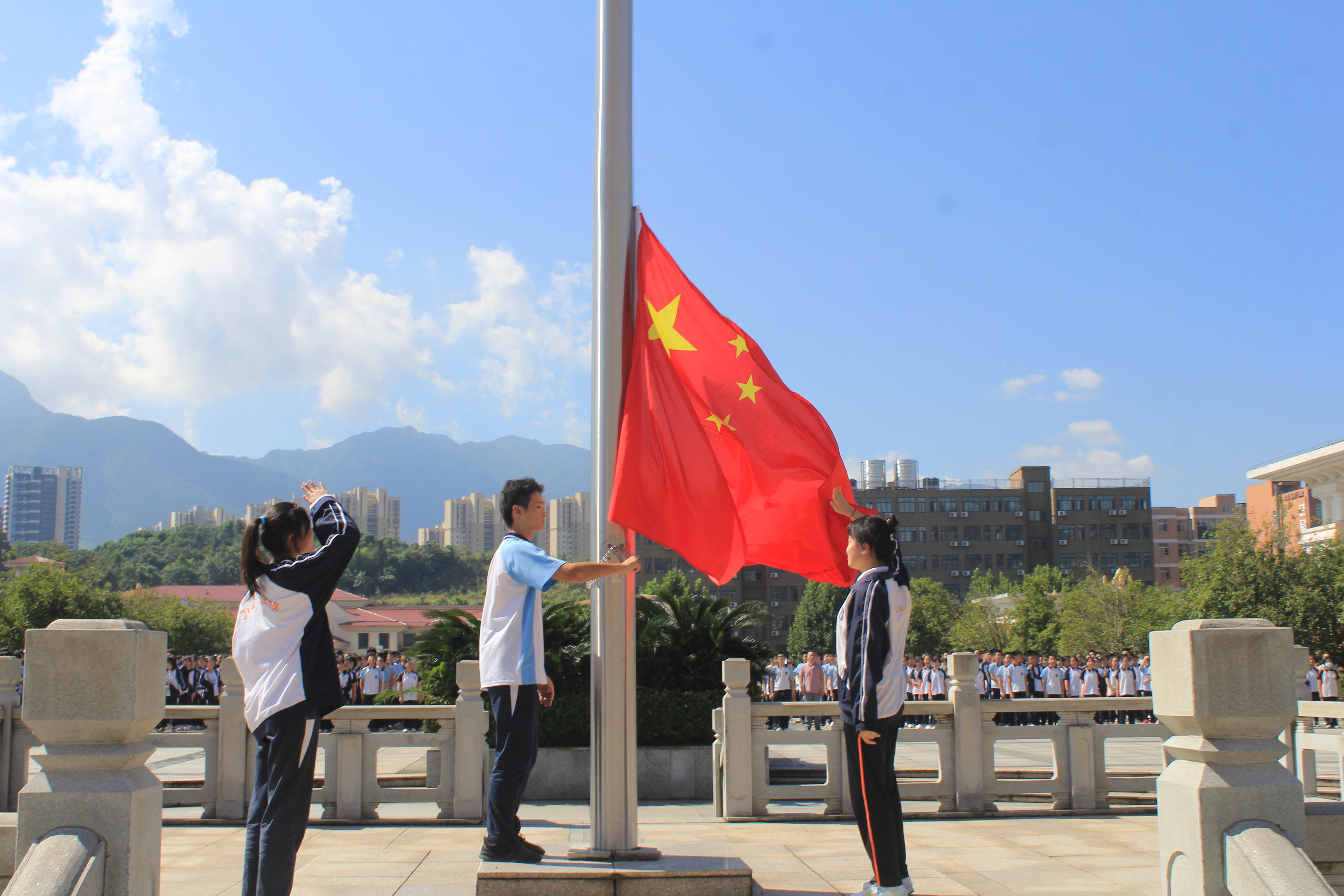 濂溪区一中举行2021年秋季开学典礼(图3)