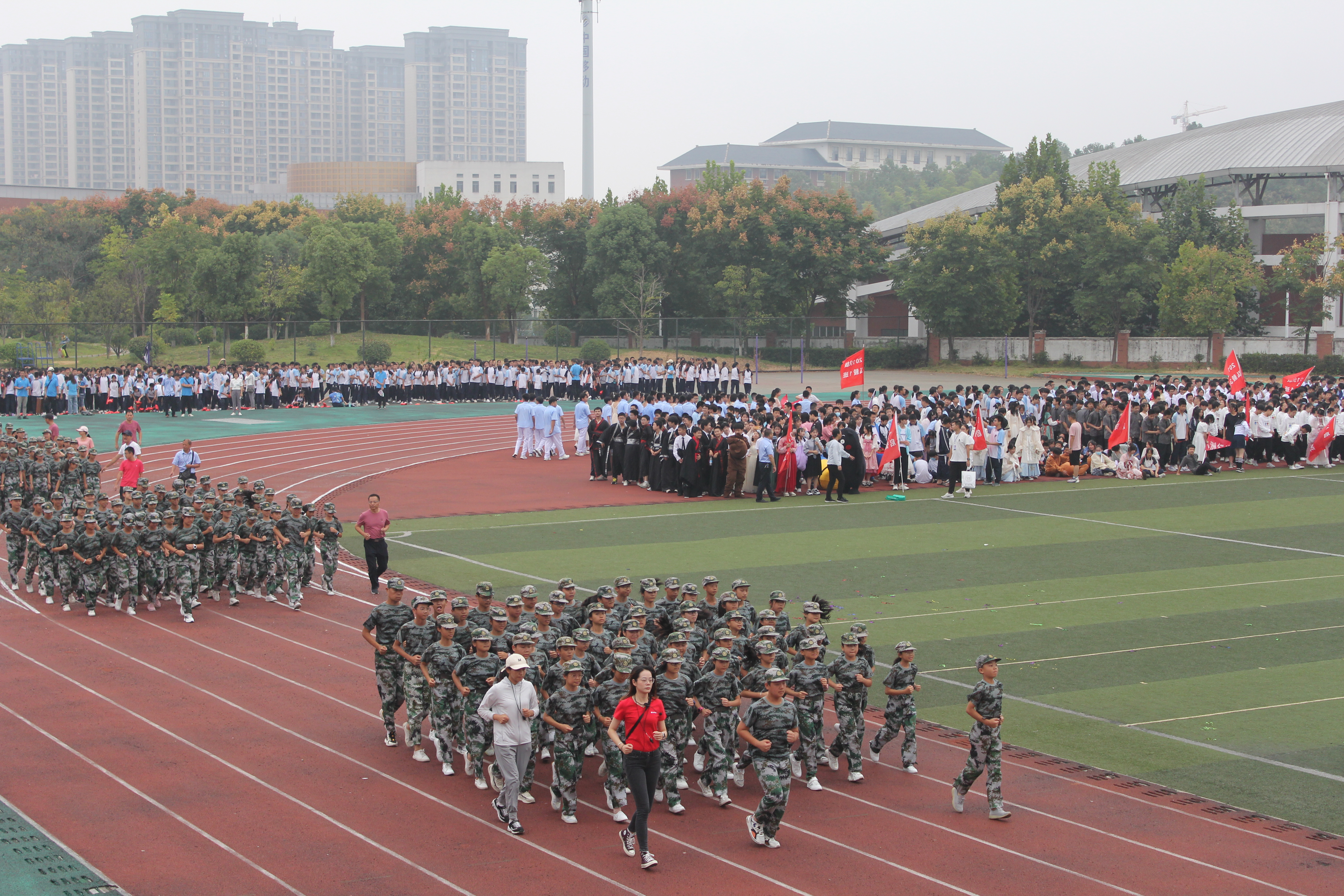 濂溪区一中举行第28届体育节暨第46届运动会开幕式(图8)